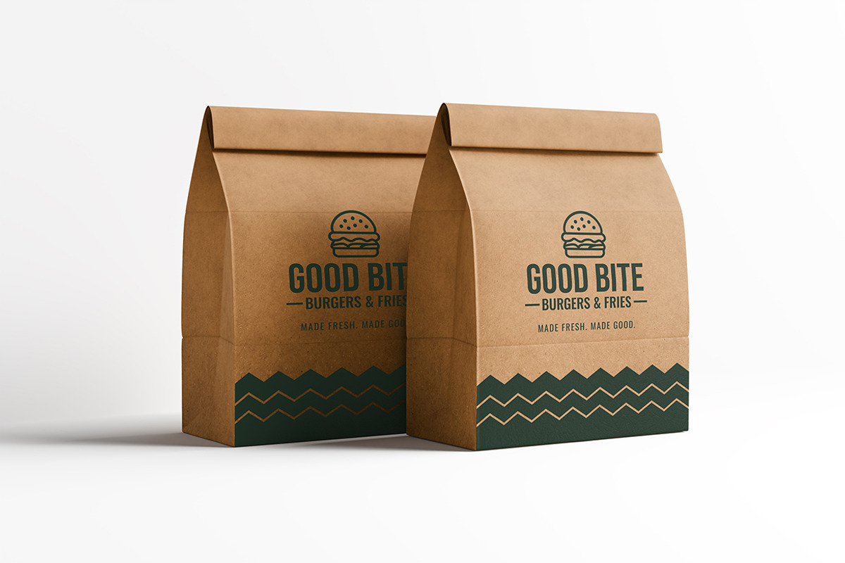 Kraft Paper Bag for Packaging Mockup, a Packaging Mockup by simuradi (Photo 3 of 6)