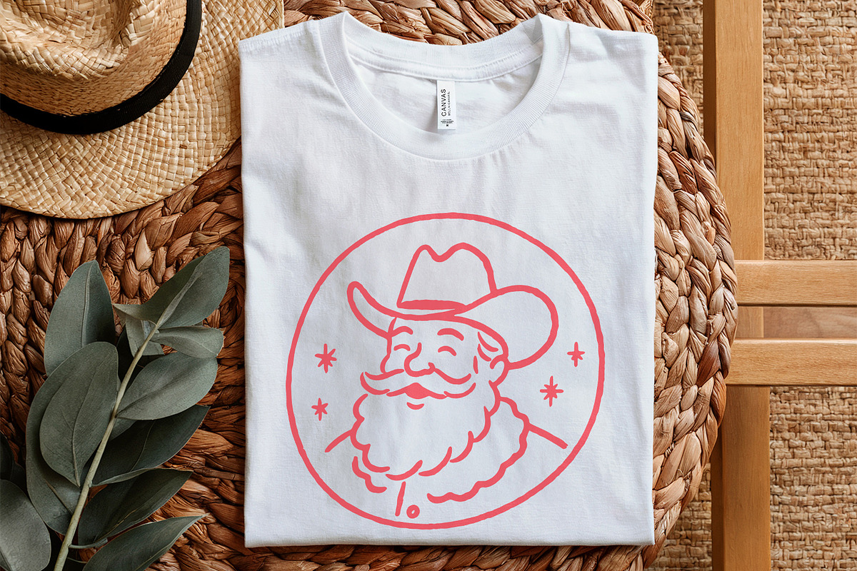 Jolly Cowboy Santa PNG, Western, an Illustration by SharpMarketplace (Photo 4 of 9)