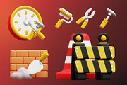Labour Day 3D Illustration Pack, an Object 3D Model by Tempcraft (Thumbnail 5 of 5)