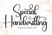 Special Handwritting | Script Font, a Handwritten Font by Scratchones (Thumbnail 1 of 9)
