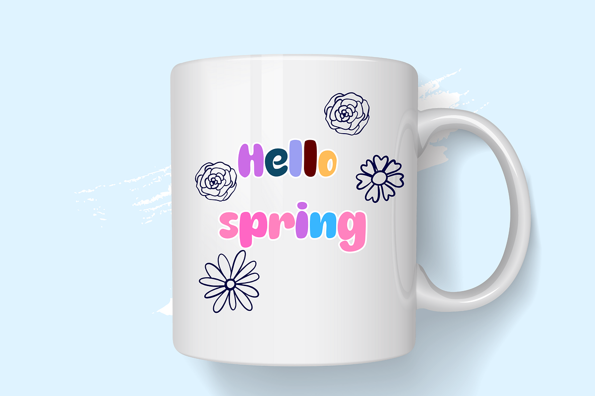 Cute Flower Doodle, a Symbol Font by Sirinart (Photo 5 of 9)