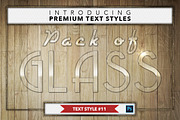 Glass #1 - 16 Text Styles, a Layer Style Add-On by Jonas Stensgaard (Thumbnail 12 of 19)