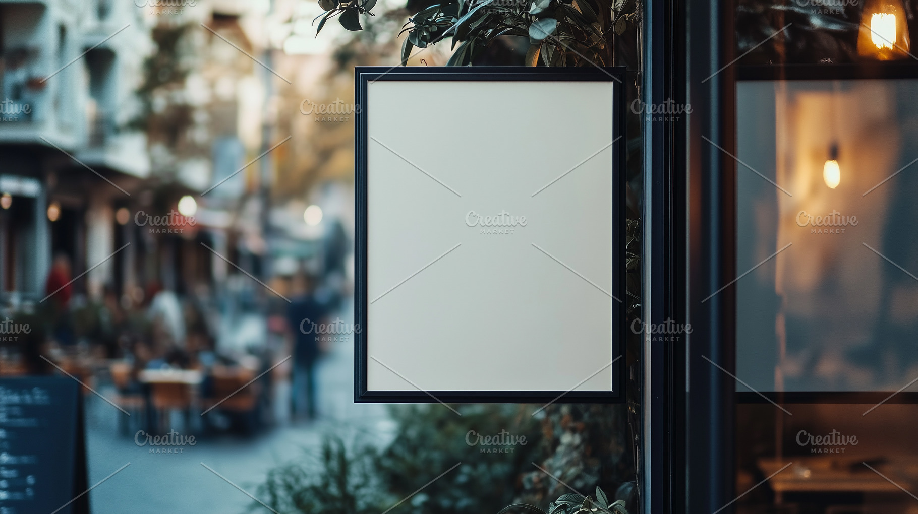 Blank frame or billboard hanging out, a Business Photo by MistyDay