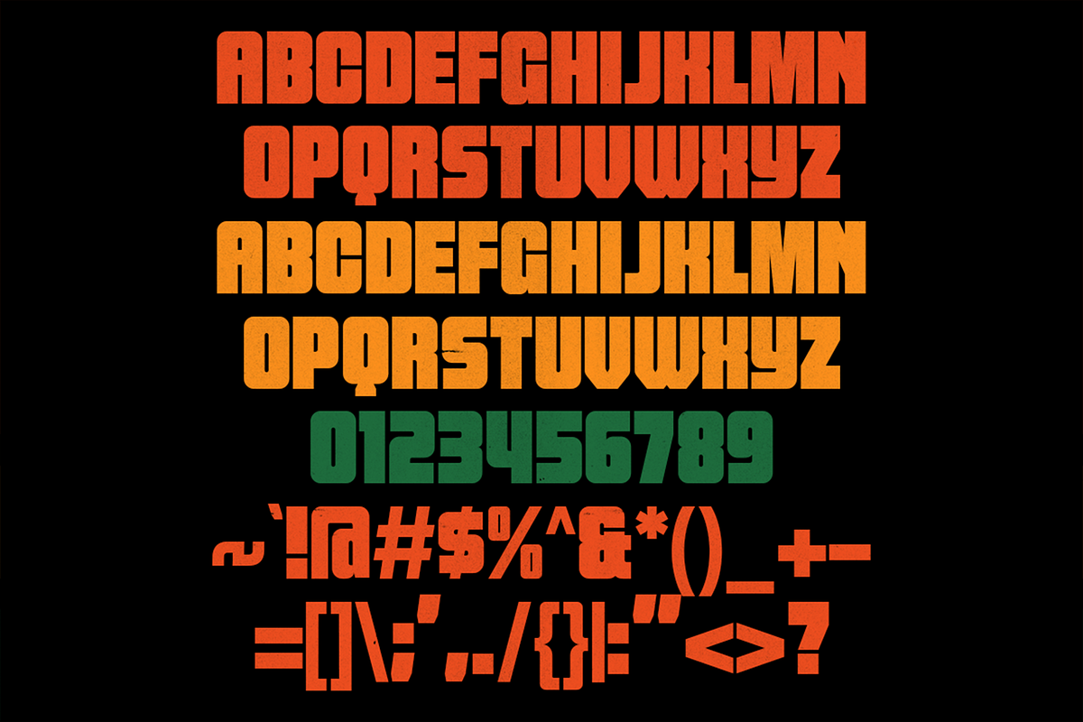 Welbine - Bold Boxy Fonts, a Sans Serif Font by Konstantine Studio (Photo 3 of 4)
