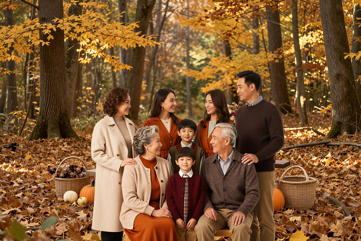 Autumn Photography Digital Backdrops, a Background Graphic by 3Motional (Photo 7 of 19)
