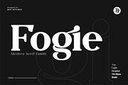 Fogie - Serif Family, a Serif Font by din-studio.com (Thumbnail 1 of 21)