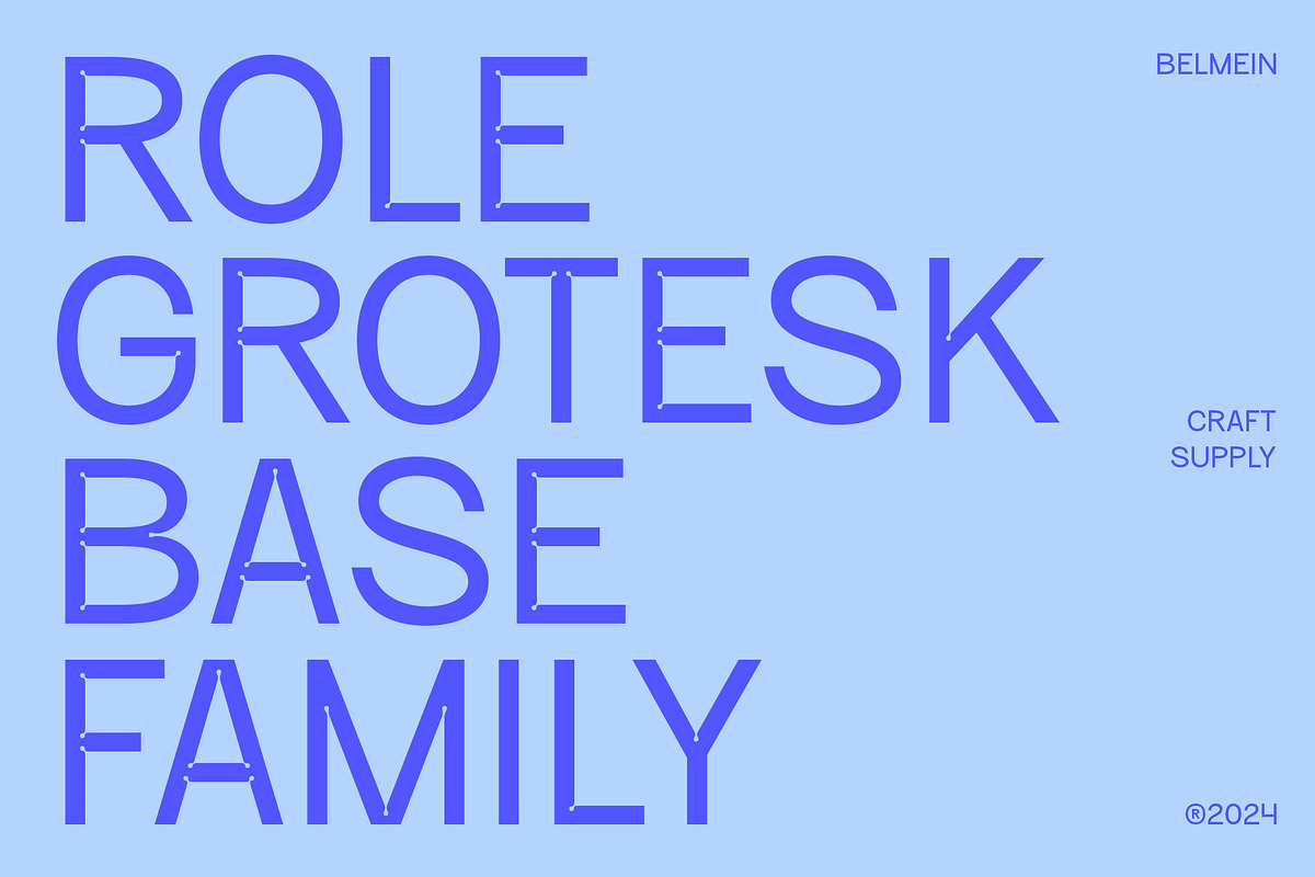 Belmein – Modern Grotesk, a Sans Serif Font by Craft Supply Co. (Photo 2 of 8)