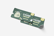 Sticker Mockup, a Product Mockup by bimockup (Thumbnail 4 of 6)