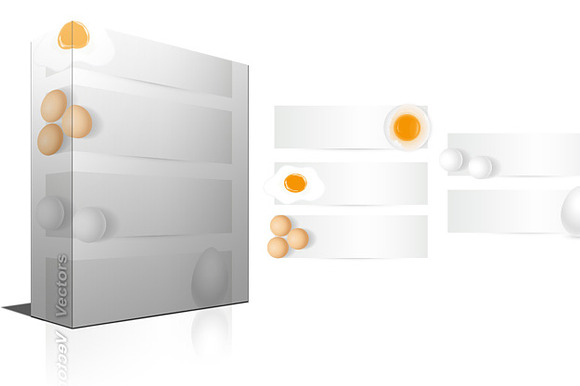 Easter Eggs Vector Banners preview 2
