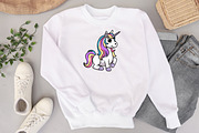 Unicorn svg png clipart, an Illustration by Bila Vorona (Thumbnail 3 of 3)