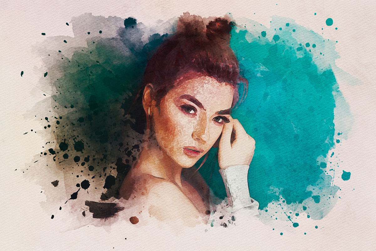 Artistic Watercolor Paint Effect, an Action Add-On by liptouse (Photo 3 of 12)