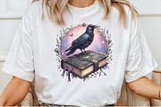 Spooky Books Library Clipart, an Illustration by Pixels.Craft (Thumbnail 6 of 7)
