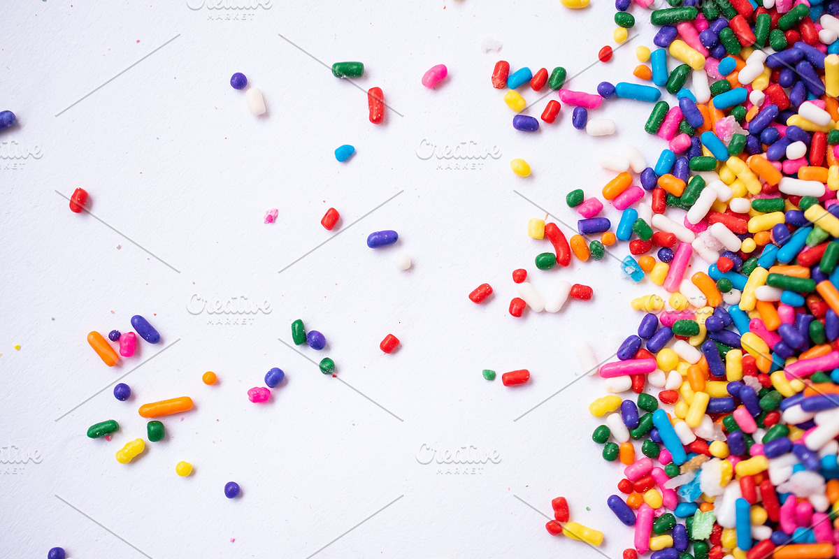 Candy Sprinkle Flat Lay, a Food & Drink Photo by Ana Dee Photography (Photo 1 of 2)