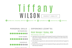 Simple 2 Pages Word Resume