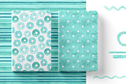 Mint Watercolor Paper Backgrounds, a Texture Graphic by Naty Art (Thumbnail 2 of 9)