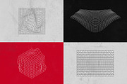 75 Wireframe Topo Elements Vectors, an Object Graphic by Graphicdome (Thumbnail 8 of 13)