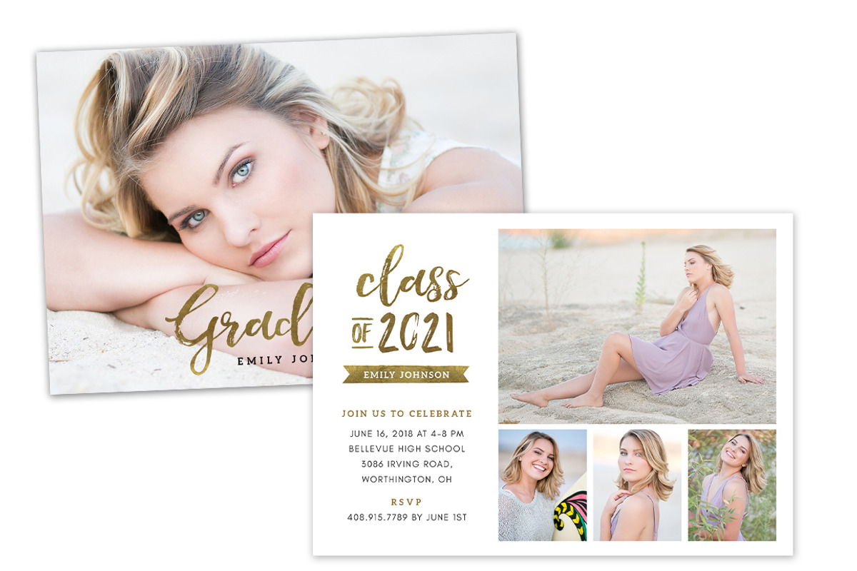 Graduation Announcement Template, a Card Template by OtoStudio (Photo 2 of 3)