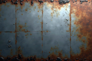 Grunge Metallic Texture Surface Back, a Photo by LOGOCREATIVE