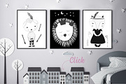 Black & White Kids Illustrations, an Animal Illustration by Irena Art (Thumbnail 3 of 6)
