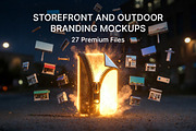 Storefront Outdoor Brand Sign Mockup, an Advertising Mockup by Dreamanart (Thumbnail 2 of 3)