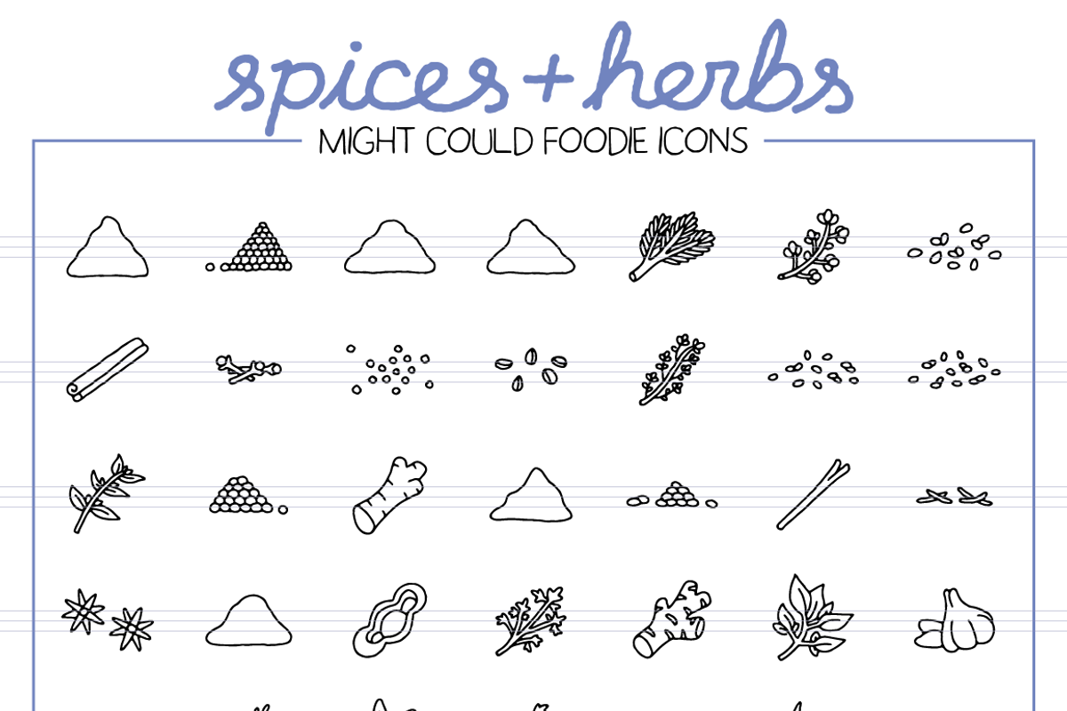 Foodie Illustration Pack, a Food Illustration by Might Could Studios (Photo 11 of 11)