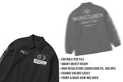 4K Coach Jacket Mockup PSD Editable, a Hoody Mockup by std.badboy (Thumbnail 4 of 4)