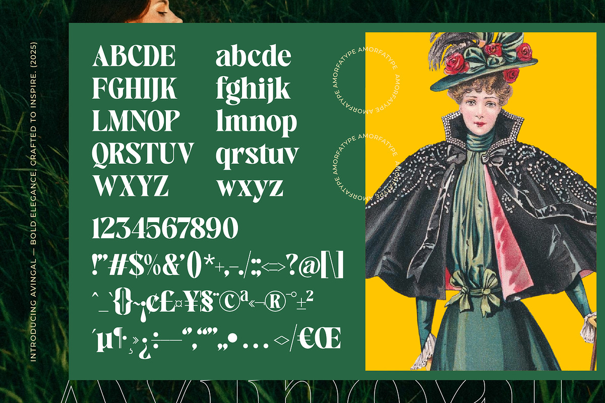 Avingal New Serif Bold Display, a Serif Font by AmorfaType (Photo 10 of 11)