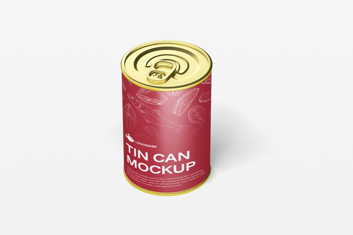 Tin Can Mockup, a Packaging Mockup by SLAB! Design (Photo 4 of 7)