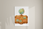 Travel Clipart Set, a Decorative Illustration by Pati Charm Studio (Thumbnail 7 of 8)