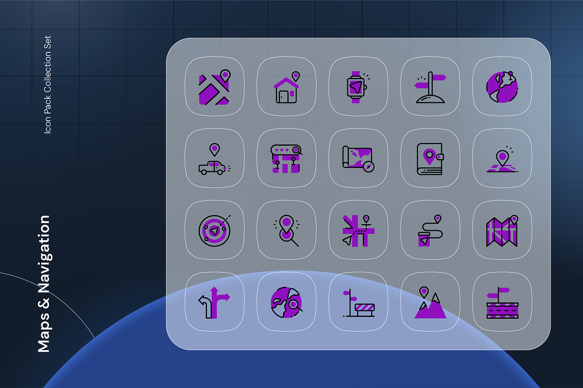 Map & Navigation Icon, a Duotone Icon by Nathaya Studio (Photo 2 of 2)