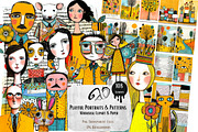 Playful Portraits & Patterns, a Person Illustration by NiiiNArt (Thumbnail 1 of 7)
