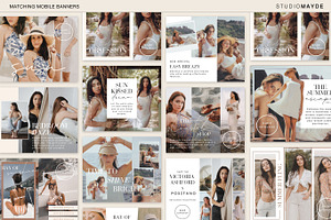 POSITANO Website Banner Bundle