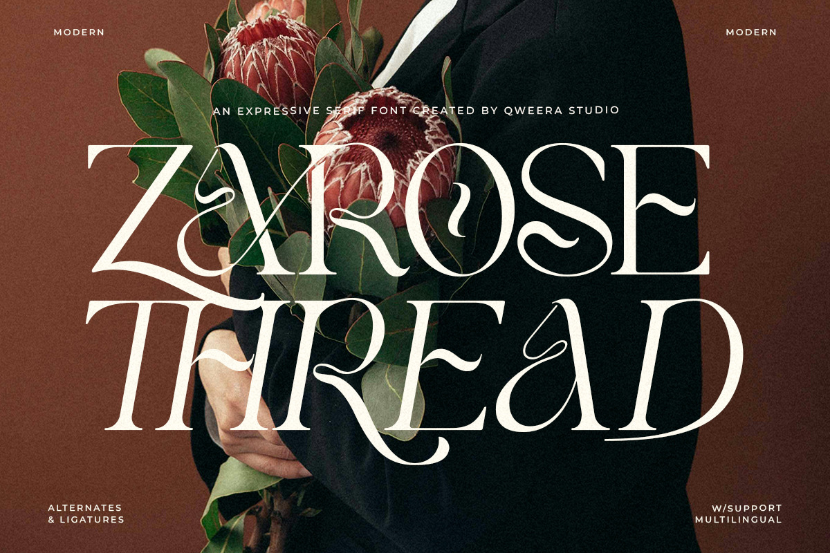 Pearce Vogue - Luxury Serif, a Serif Font by Qweera Studio (Photo 4 of 10)