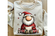 Whimsical Christmas Santa Clipart, an Illustration by OK Design (Thumbnail 6 of 6)