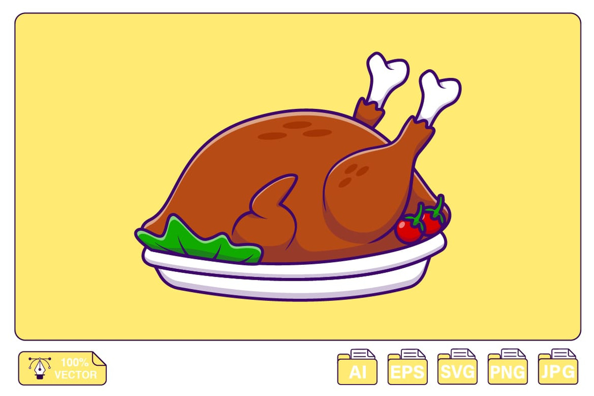 Grilled Chicken With Tomato, a Food Illustration by Artstorystudio (Photo 1 of 3)
