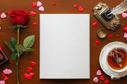 Valentine Aesthetic Desk Mockup 100, a Packaging Mockup by KennedyStudio (Thumbnail 7 of 12)