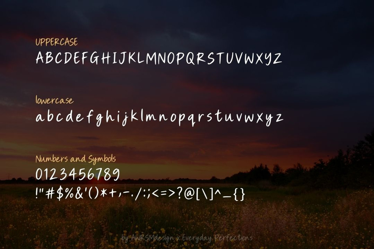 Mirello | A Simple Display Font, a Handwritten Font by Everyday Perfection (Photo 2 of 5)