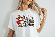 Believe In The Magic Of Christmas, a Seasonal Illustration by Craft Nest (Thumbnail 2 of 6)