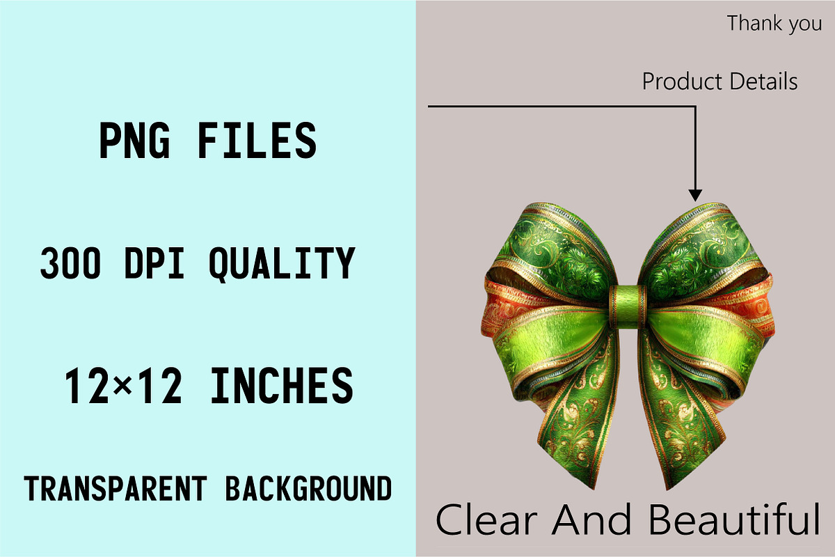 St Patrick's Day Bow Clipart Bundle., an Illustration by SVGArt (Photo 5 of 7)