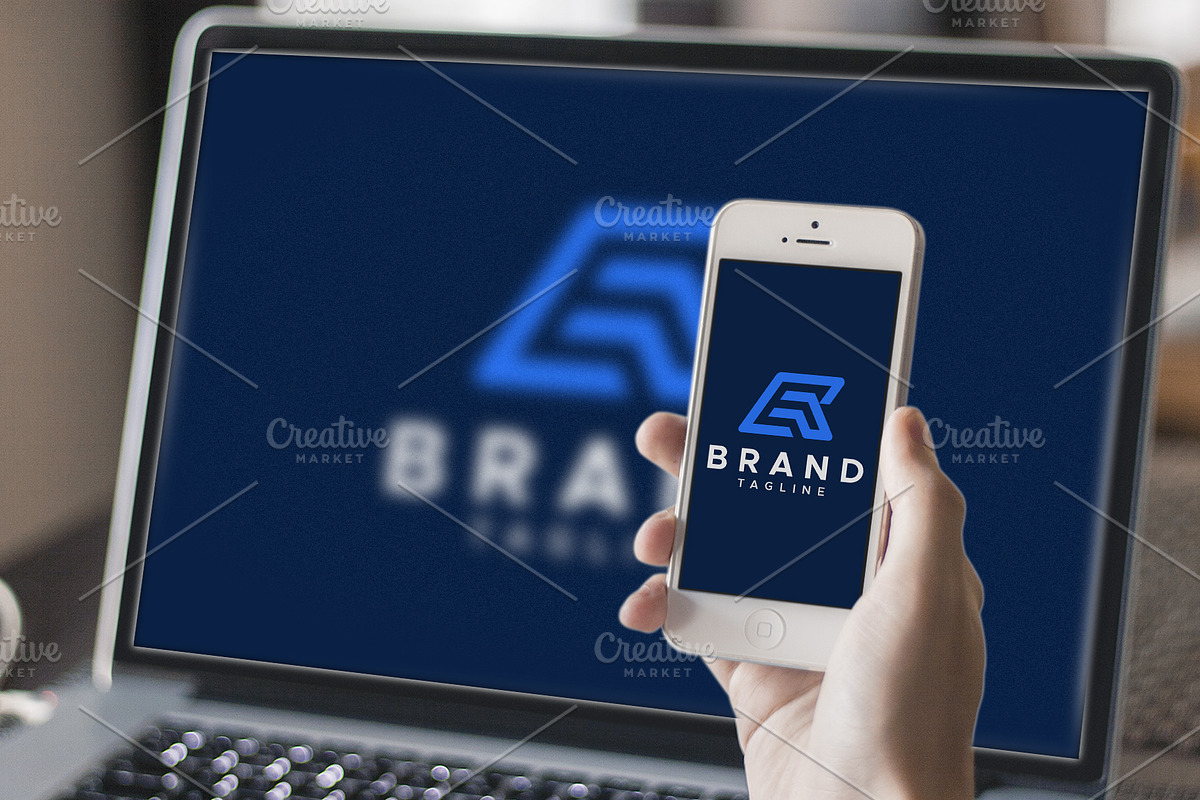 AER Letter minimal logo design, a Branding & Logo Template by Amadul11 (Photo 4 of 4)