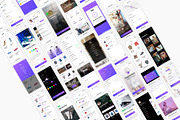 E-commerce Mobile UI Kit, an UI Kit Template by flr.24 (Thumbnail 2 of 2)