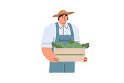 Farmers or agricultural workers set, a Person Illustration by Good Studio (Thumbnail 3 of 5)