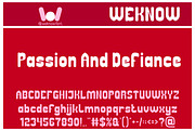 Romantic Rebellion font, a Font by weknow (Thumbnail 3 of 8)