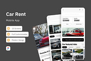 Heim - Car Rent App, an App Template by twinstd (Thumbnail 1 of 5)