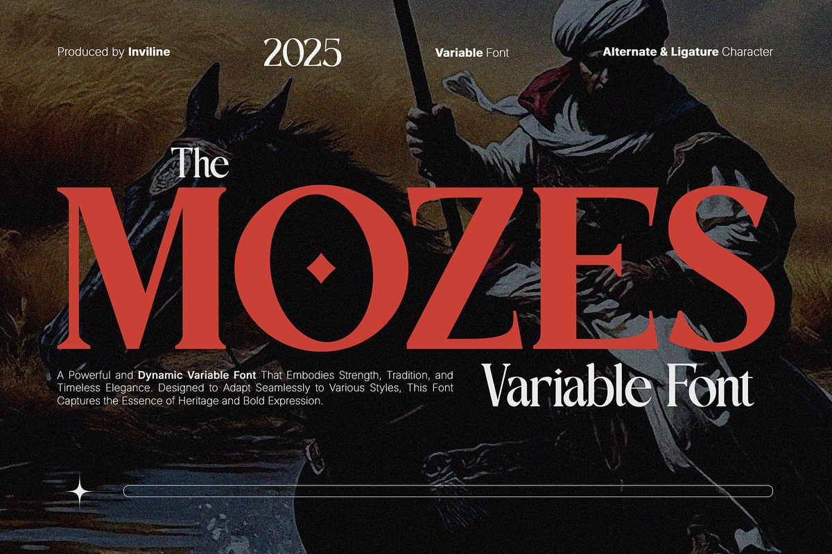 Mozes - Variable Font, a Serif Font by Inviline.co (Photo 1 of 10)