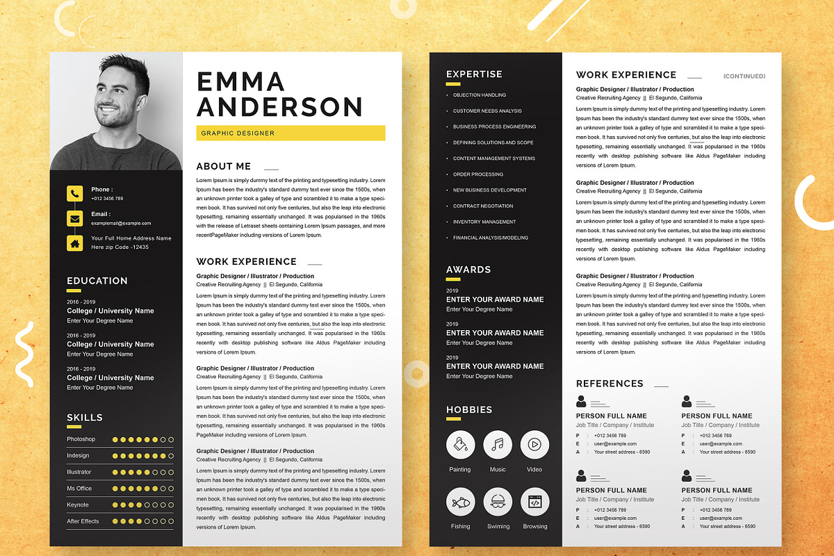 JOB WINNING RESUME - 50 TEMPLATES, a Resume Template by ResumeInventor (Photo 150 of 184)
