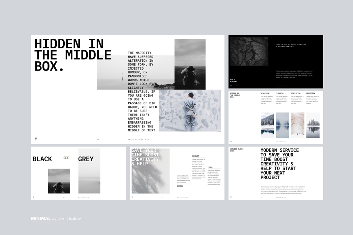 MINIMAL Google Slides Template, a Presentation Template by Presentations Studio (Photo 5 of 24)