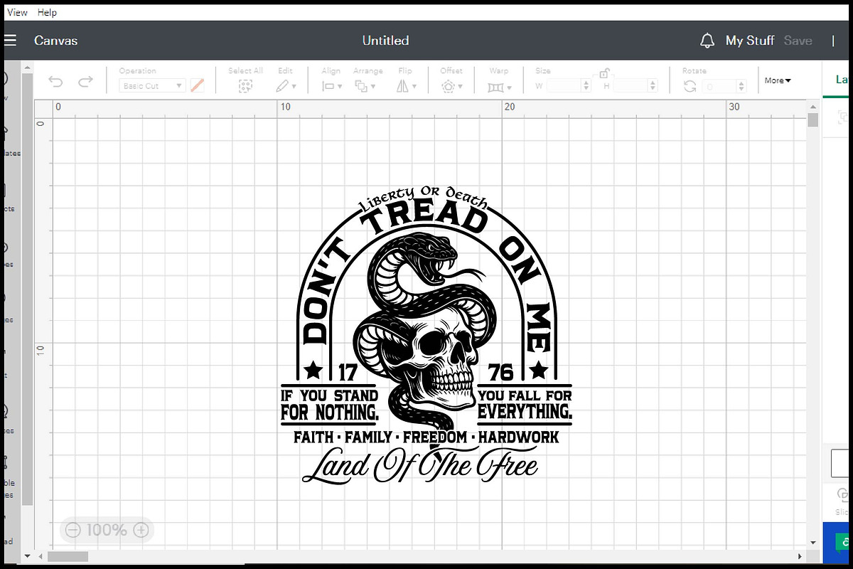 Don't Tread On Me SVG, an Object Graphic by BeeCraftR (Photo 3 of 5)