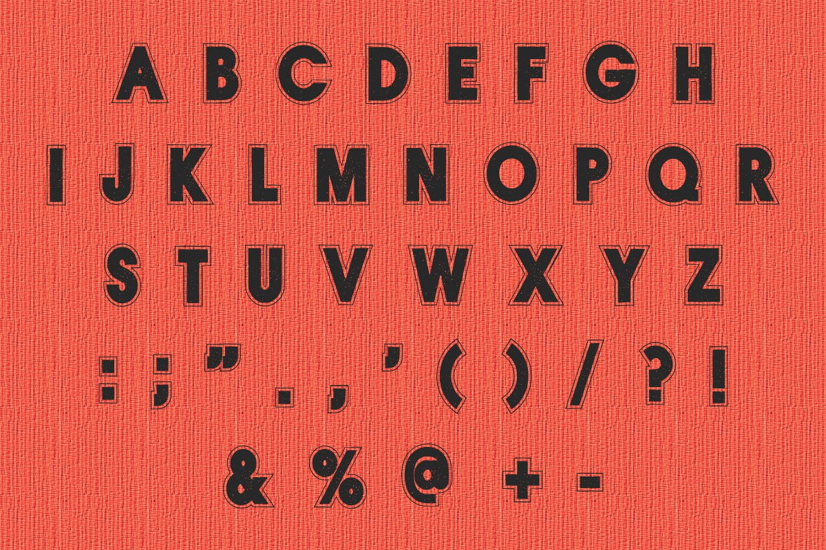 Western Vintage Font, a Font by Fourteen Letter (Photo 5 of 5)