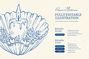 Coastal Christmas Illustration Kit, a Seasonal Illustration by KetteCreate (Thumbnail 14 of 21)